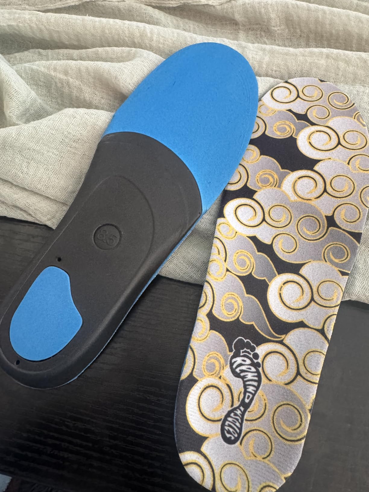 Remind Insoles Cush | Shoe Inserts for Mid-High Arch Support | Ski Boot, Snowboarding & Skateboarding | Walking & Running | Lightweight Comfort | Reflexology | Mens Size 10-10.5 customer photo 1