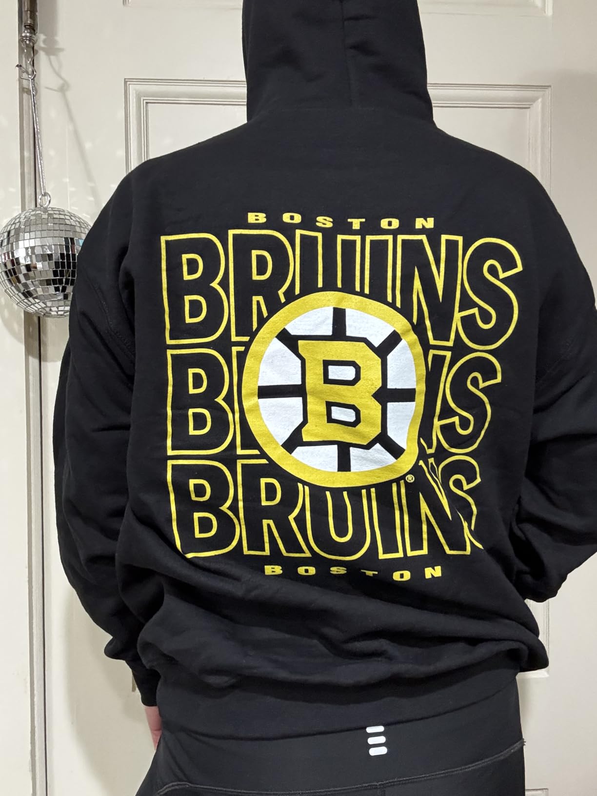 Blue 84 NHL Officially Licensed Hooded Sweatshirt Front/Back Curl Team Color customer photo 1