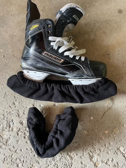 Ice Skate Blade Covers, Thickened Ice Skate Guards for Hockey Skates, Figure Skates and Ice Skates, Black customer photo 2