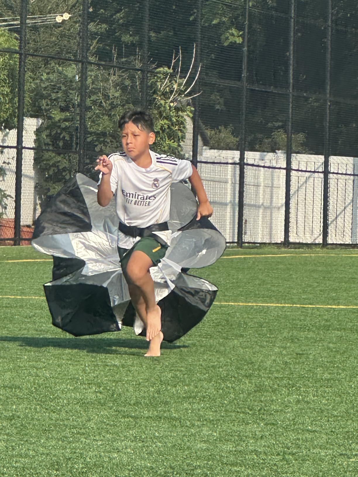 GHB Soccer Agility Training Equipment, 6 Agility Poles, 20ft Speed Ladder, 12 Disc Cones, Resistance Parachute, Jump Rope, 5 Resistance Bands, Soccer Training Poles for Speed Agility Training customer photo 1