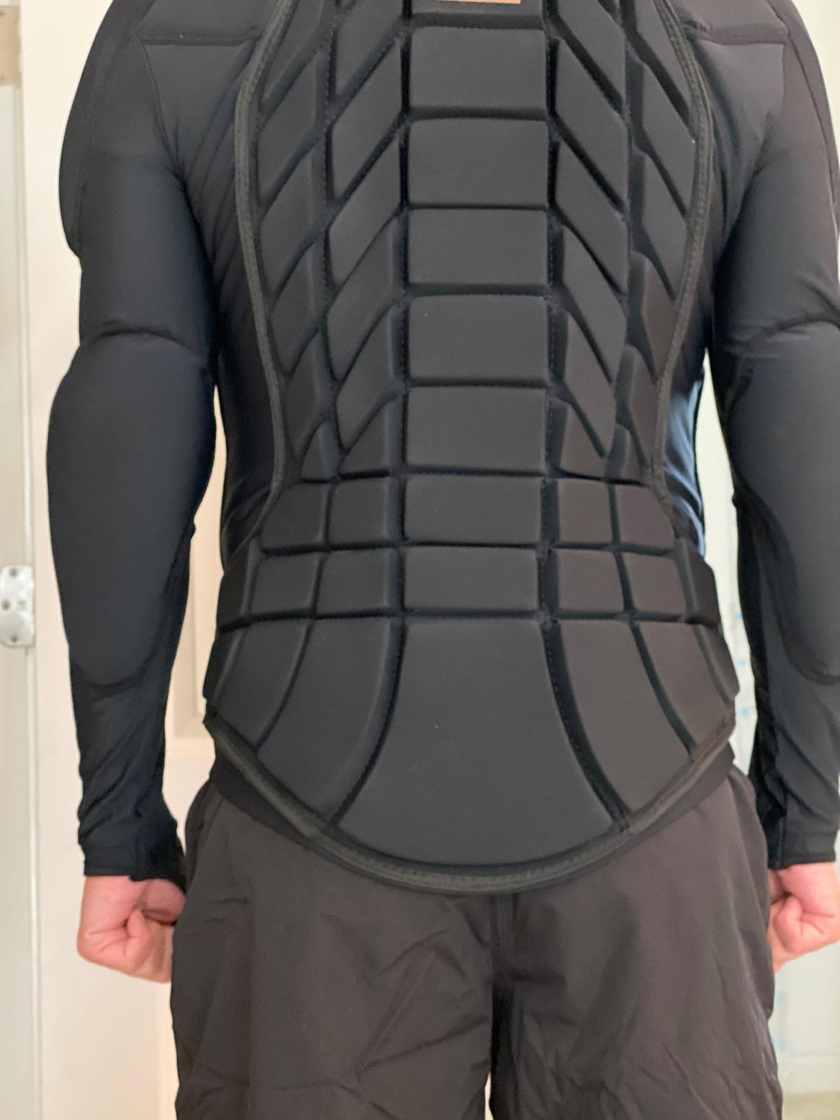 BenKen Men's Women's Professional Anti-Collision Sports Shirts, Protection of The Back, Motorcycle Protective Jacket for Skateboarding Skating Snowboarding Cycling customer photo 1