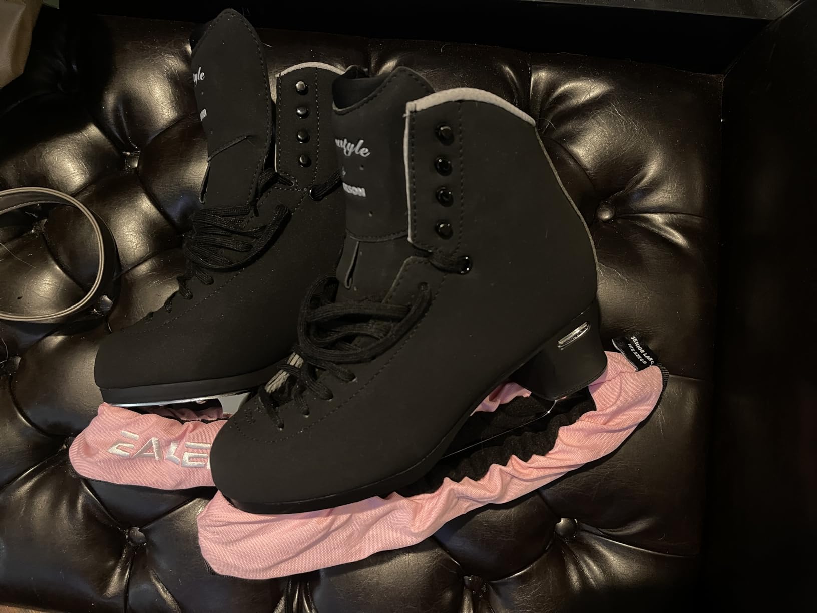 EALER BDT100 Ice Skate Blade Covers,Guards for Hockey Skates,Figure Skates and Ice Skates,Skating Soakers Cover Blades customer photo 2