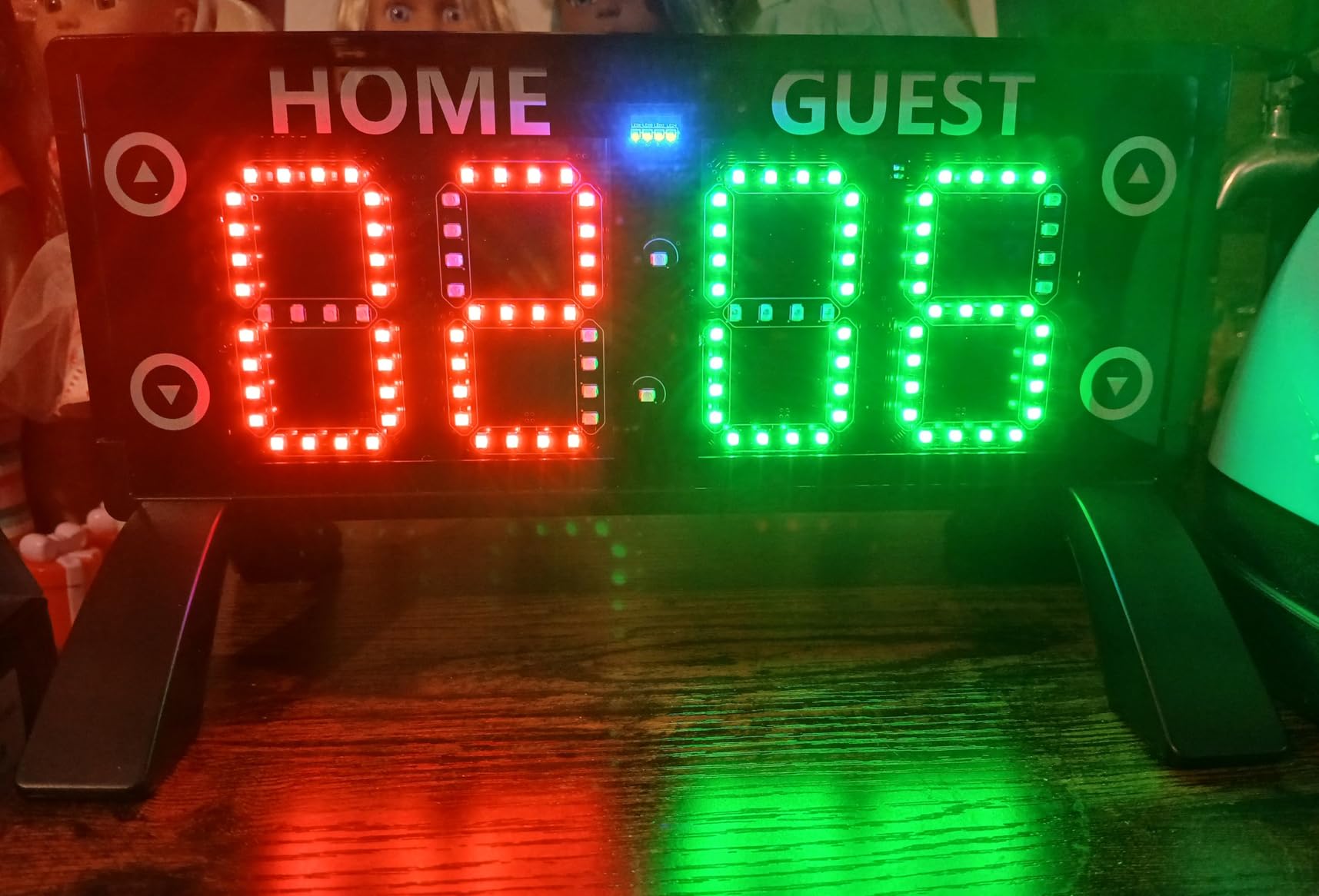 YZ High Bright Large Digital Scoreboard, Portable Outdoor Electronic Scoreboard with Remote, Score Keeper for Basketball/Pickleball/Outdoor Games customer photo 1