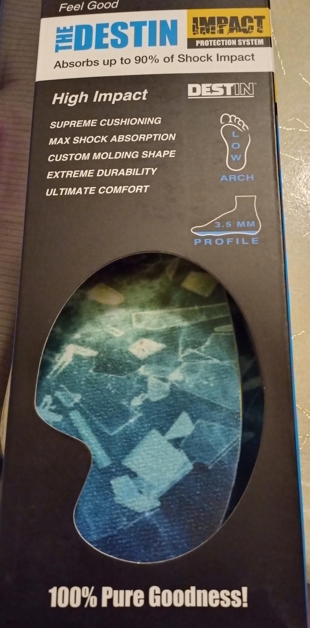 Remind Insoles Destin | Shoe Inserts for Low Arch Support | Ski Boot, Snowboarding & Skateboarding | Walking & Running | Lightweight Comfort | Impact | Mens Size 7-7.5 customer photo 2