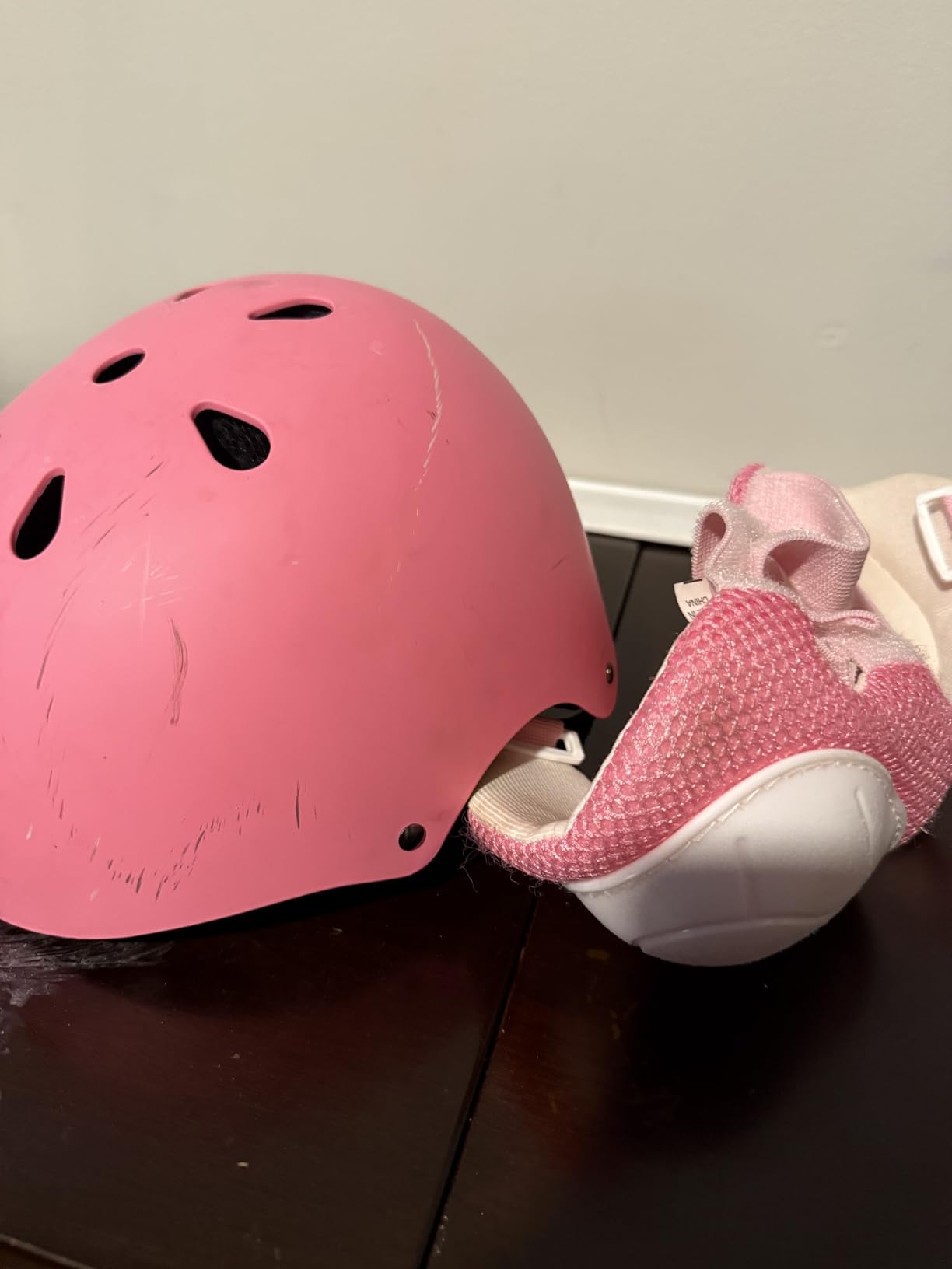 Kids Bike Helmet Set, CPSC Certified with Knee Elbow Wrist Pads Guards, Toddler Adjustable Black Helmet for Ages 2-3-5-8 Girls Child, Sports Protective Gear Set for Bicycle Skate Scooter customer photo 1