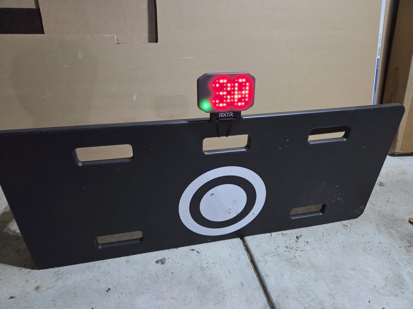 RXTR Reaction Training Light - Smart Soccer Training Device with Real-Time Scoring, Built-in Drills, Compatible with QUICKPLAY Rebounder Boards, No App Required customer photo 1