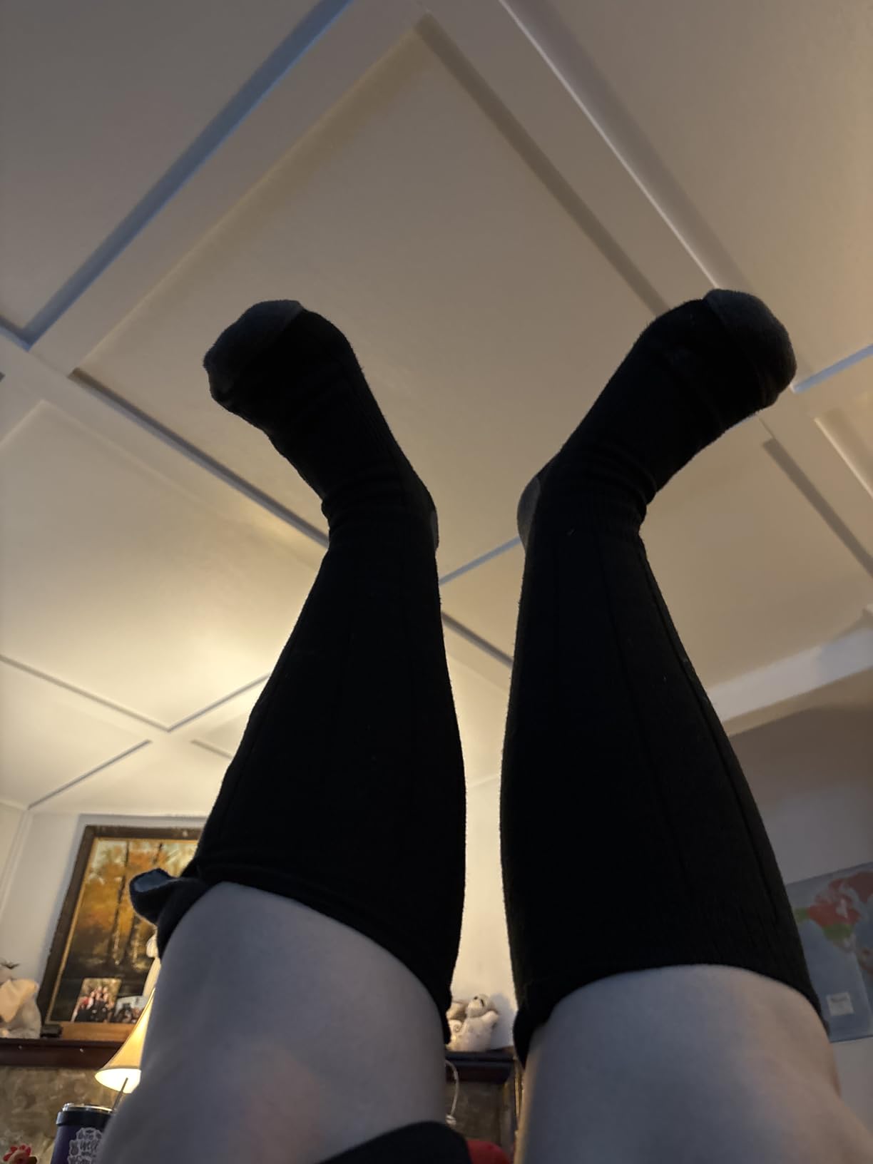 Heated Socks for Men Women, 8000mAh Rechargeable Battery Electric Heating Socks with APP Control Washable Warm Socks for Foot Warmer Outdoor Fishing Hunting Ski Cycling Hiking Camping customer photo 2