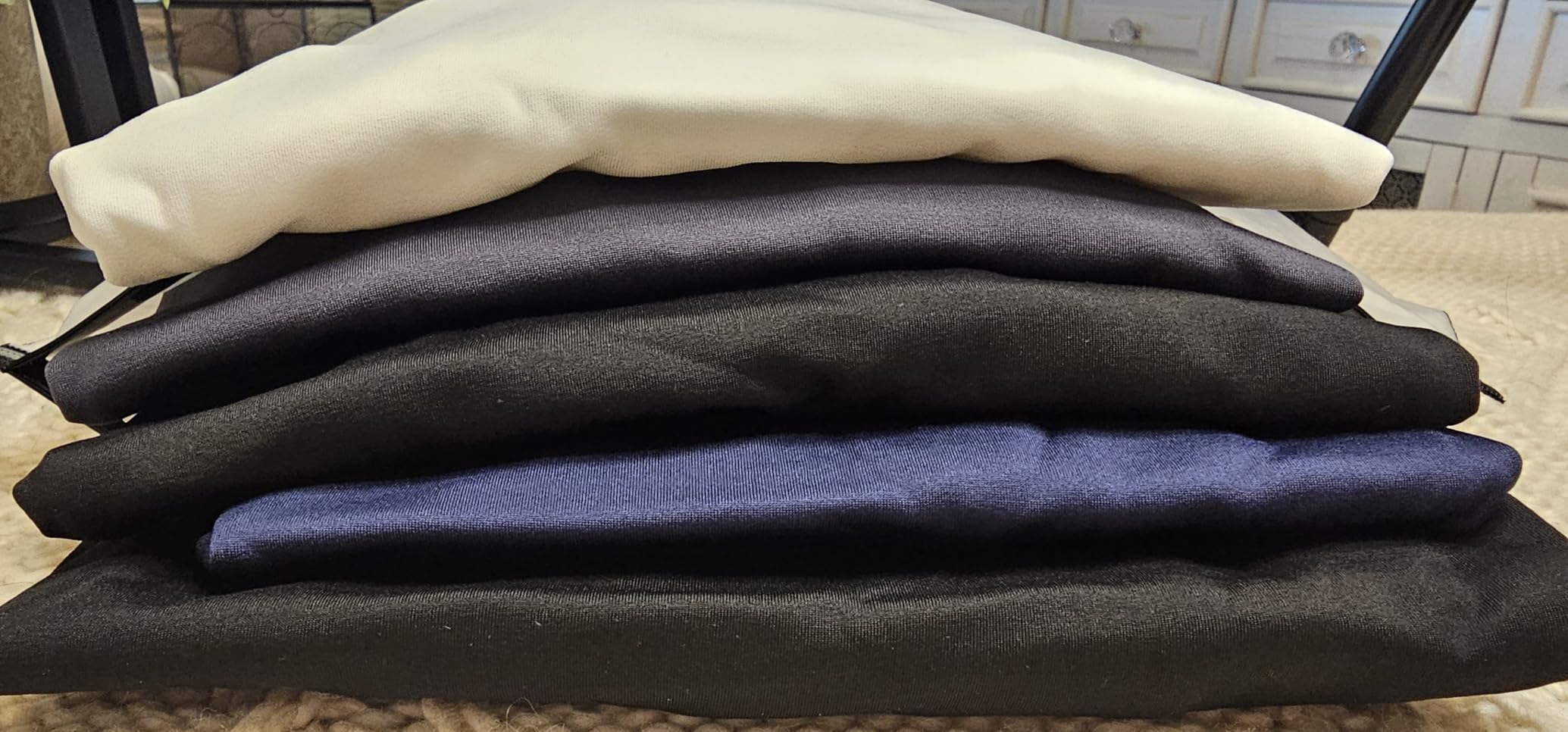 5 Pack Thermal Compression Shirts for Men Fleece Lined Long Sleeve Athletic Base Layer Winter Gear Undershirt Workout Top customer photo 2