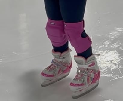 Nattork Girls Ice Skates for Kids 4 Size Adjustable Butterfly Ice Skate with Fleece Lining for Outdoor & Rink customer photo 2