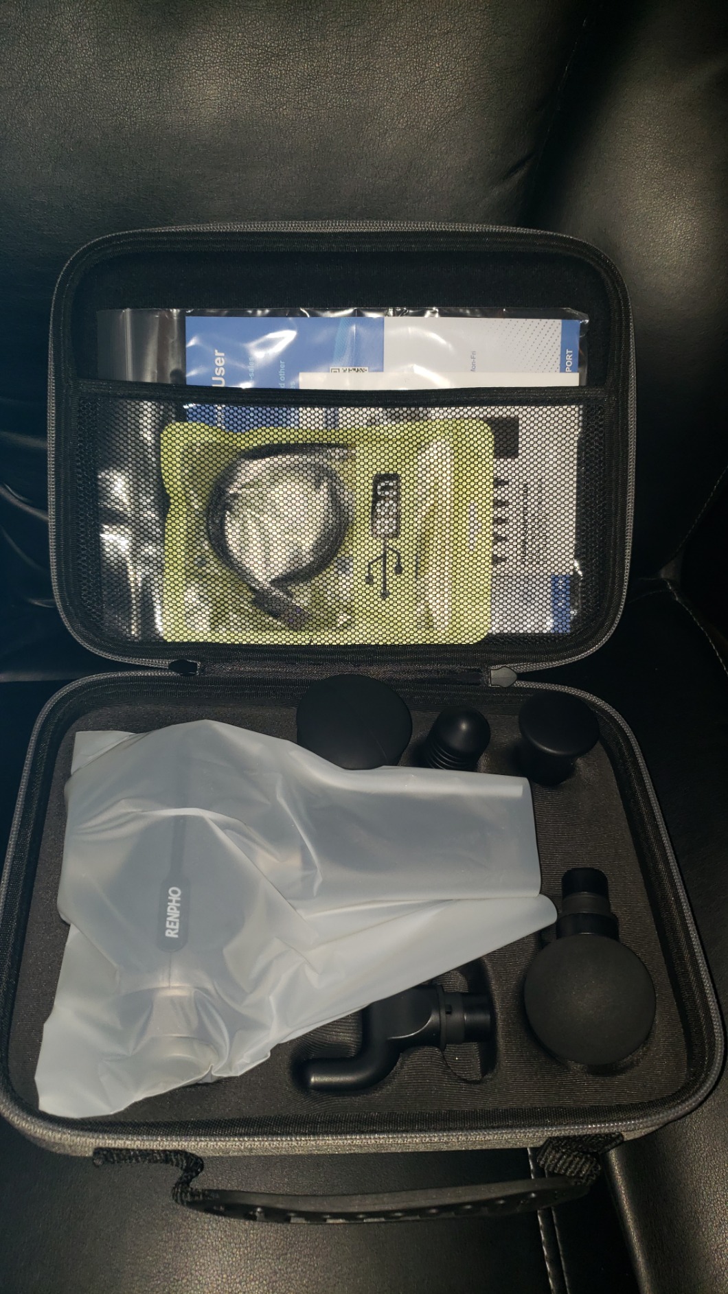 RENPHO Active Thermacool 2 Massage Gun with Heat and Cold, Mothers Day Gifts [2026 Upgraded] Percussion Deep Tissue Handheld Neck Massager, FSA Approved, Muscle Masajeador for Men Women Athletes HSA customer photo 1