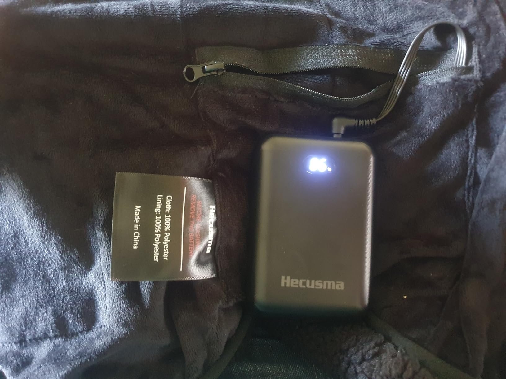 Fuzzy Heated Vest for Women with 16000mAh 7.4V Battery Pack Included, Sherpa Heated Vest Women, Fleece Heating Vests Cycling customer photo 2