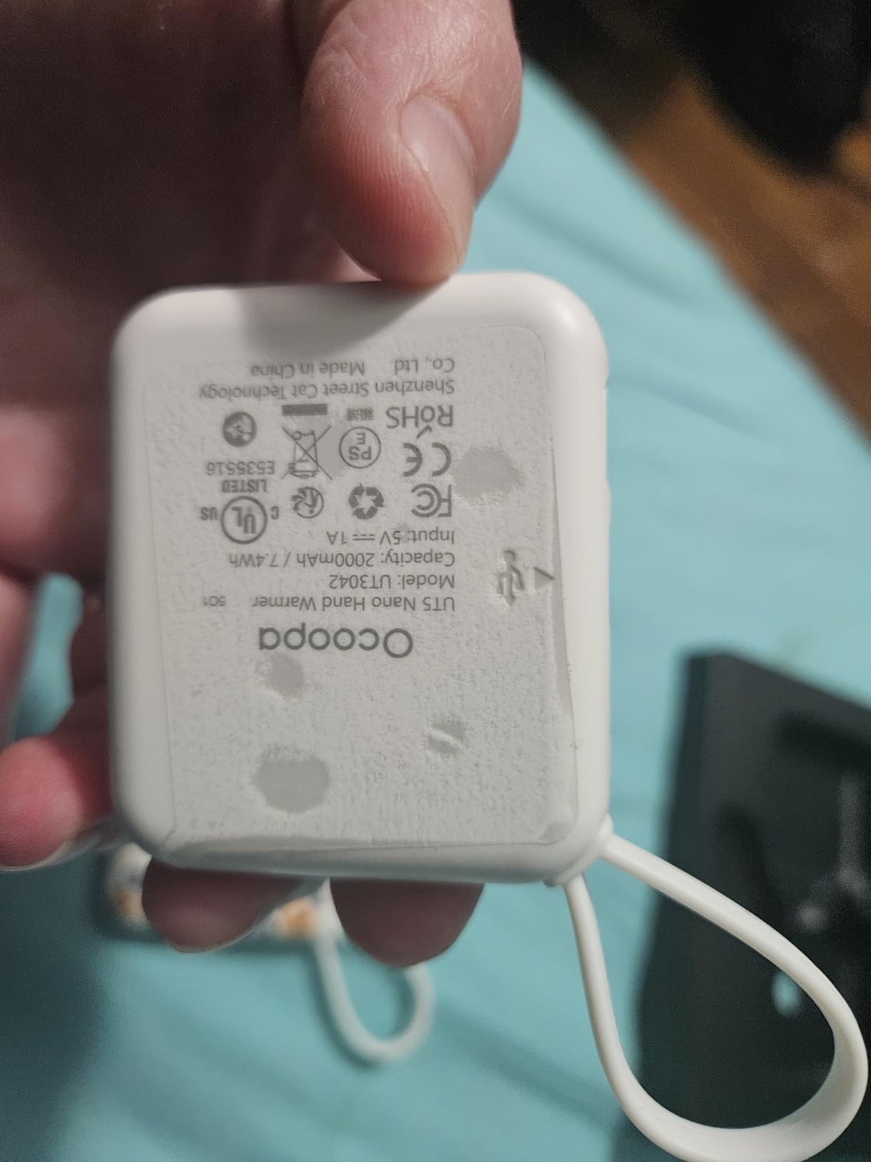 OCOOPA Hand Warmers Rechargeable, Smart Temp Control 7H*2 Long Safe Heat, Ultra Slim, Pocket-Size Design That Fits Gloves, Gifts for Women, Outdoor, Office, Commute (UT5 Nano) customer photo 1