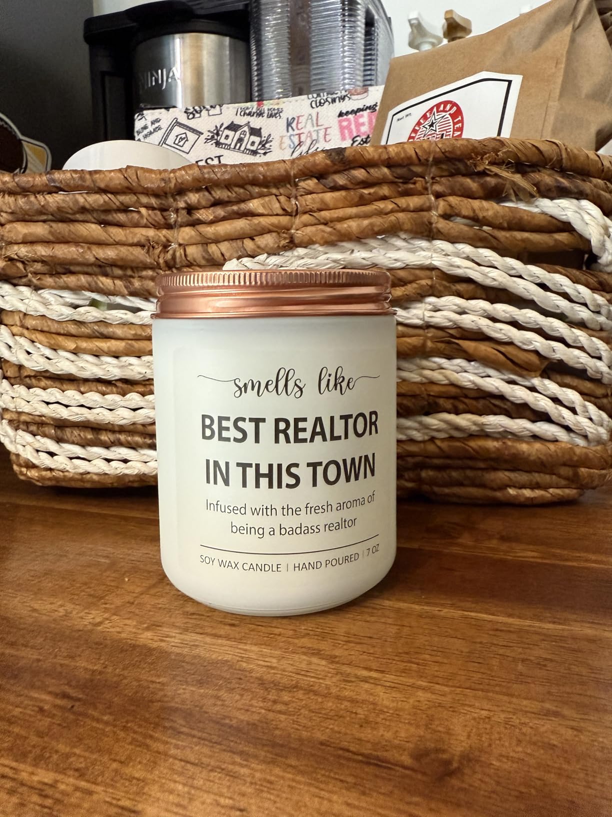 Hockey Gifts, Hockeys Mom Gifts - Funny Candle Gift Hockey Player, Sports Love - Lavender Scented Candles customer photo 1