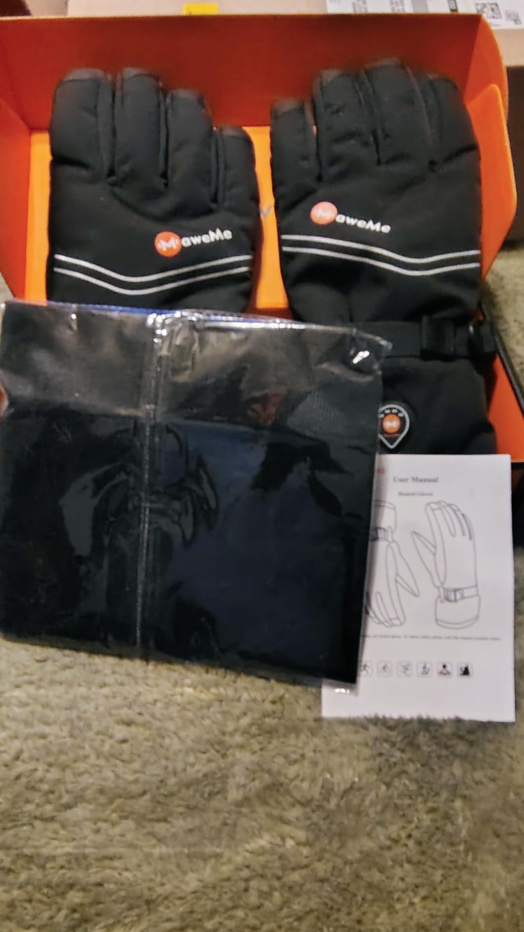 Rechargeable Heated Gloves for Men Women, 7.4V Electric Thermal Gloves,Winter Waterproof & Windproof Ski Glove for Outdoor Motorcycle Riding Hunting Fishing customer photo 1