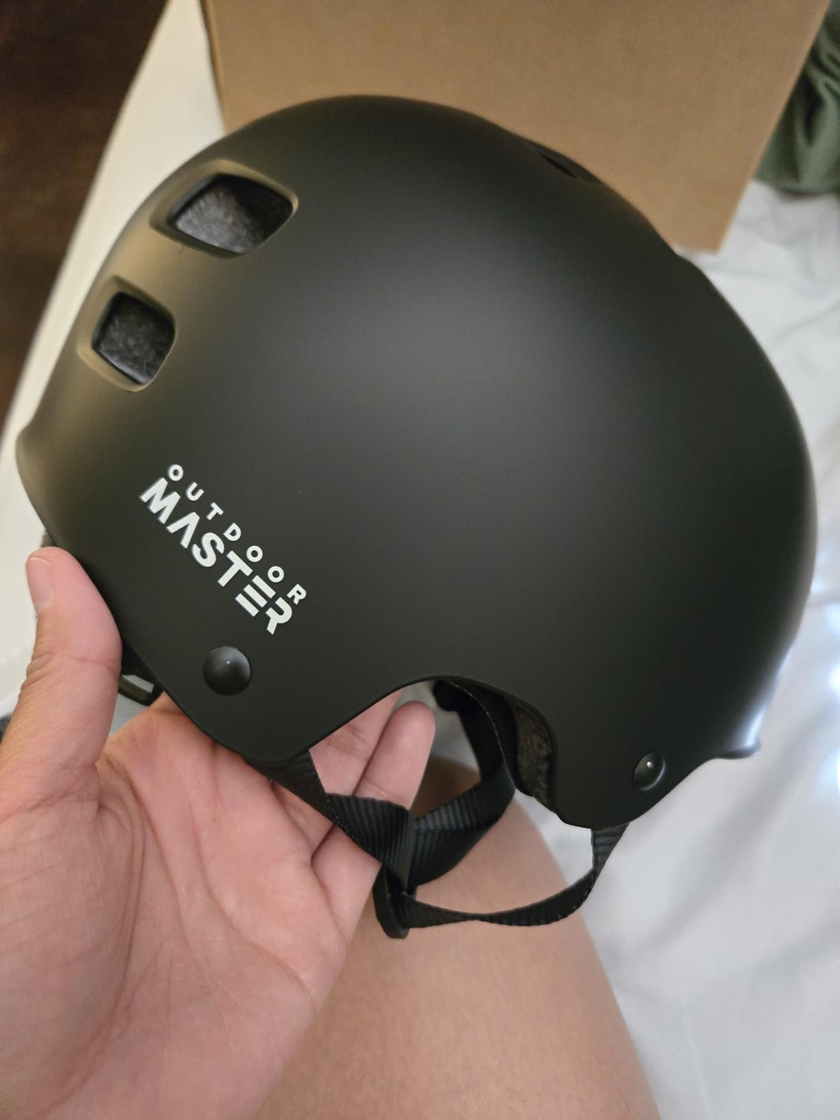 OutdoorMaster Skate Protective Gear Set for Adult & Youth, Skateboard Helmet Knee and Elbow Pads with Wrist Guards for Scooter, Inline Roller Skating, Skateboarding customer photo 2