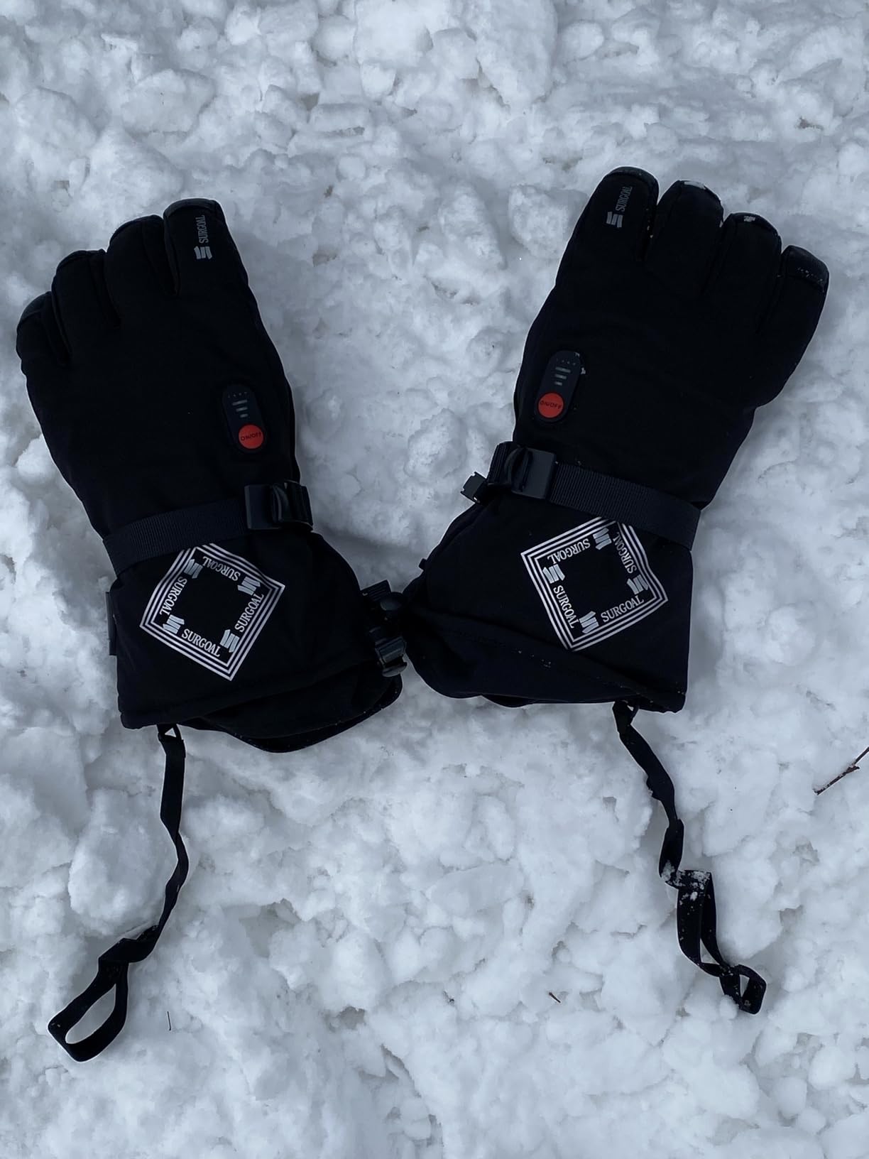 Leather Heated Gloves for Men, 158°F Heating & 8H Battery Life, 7.4V Rechargeable Heated Gloves customer photo 1
