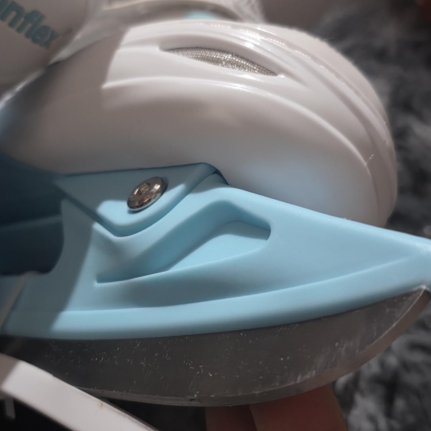 Snowflake Girls Ice Skates for Kids | Adjustable Kids Ice Skates for Girls Boys Ages 3-12 | Beginner Ice Skating Shoes for Outdoor and Rink | Warm Comfortable Lining and Reinforced Ankle Support customer photo 2