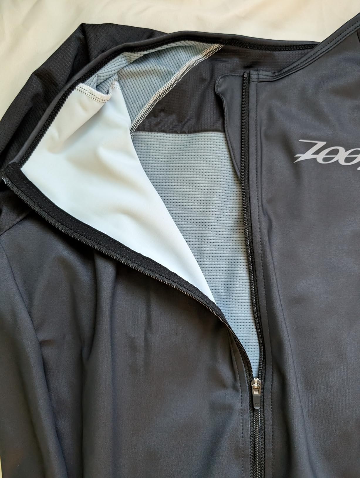 Men's Core Tri Aero FZ Racesuit, Short Sleeve Moisture-Wicking Triathlon Suit, Plush Chamois & Storage for Race Day customer photo 1