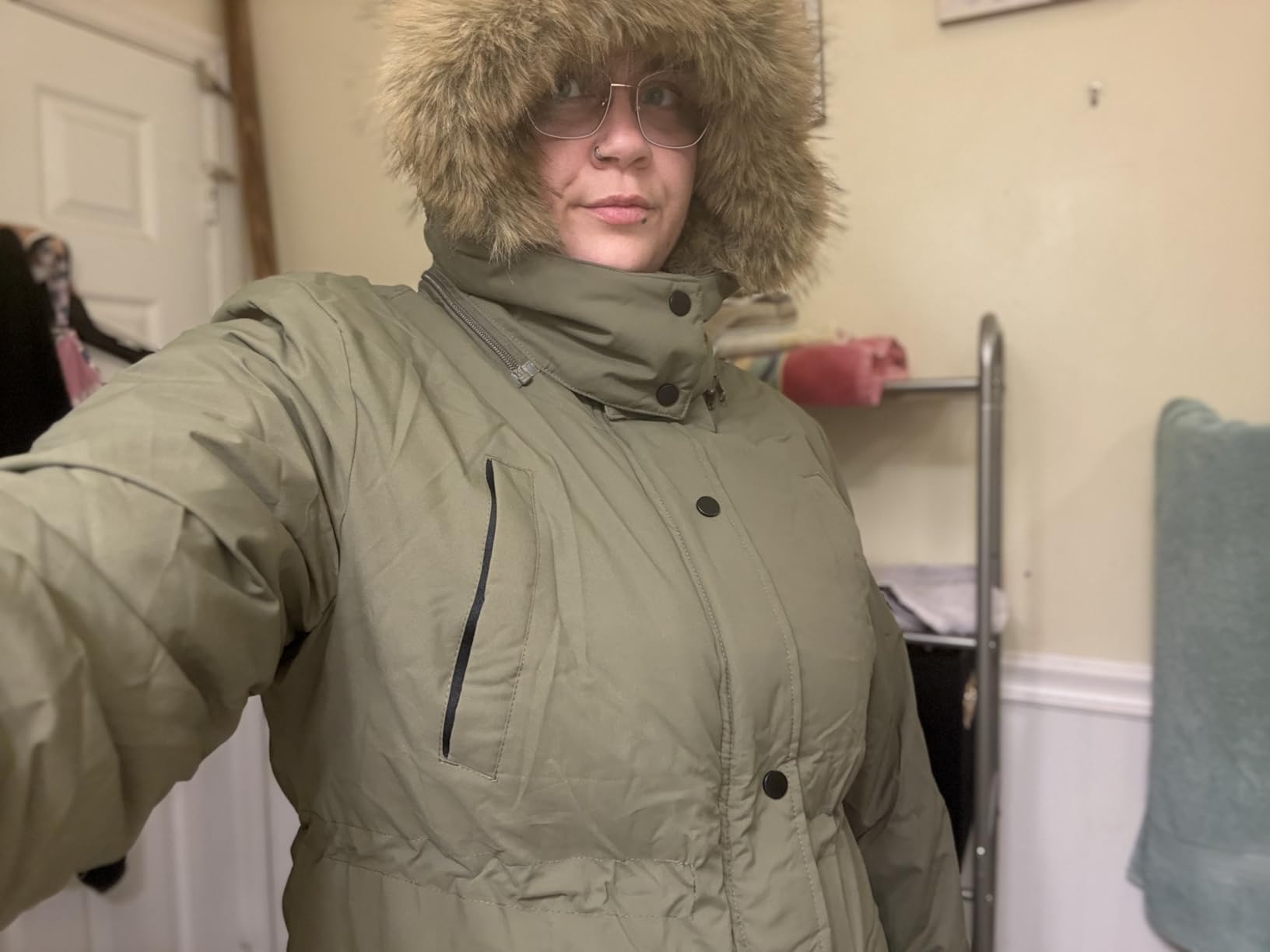 Heated Jackets for Women with 18400mAh 12V Battery Pack Included, Parka Womens Heated Jacket with Hood Skating customer photo 1
