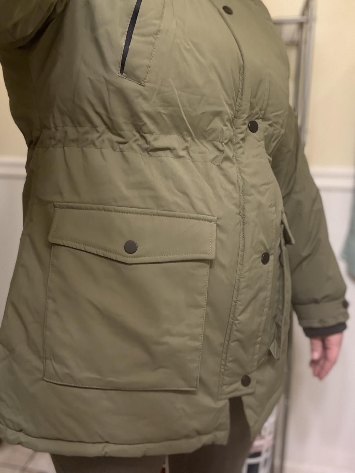 Heated Jackets for Women with 18400mAh 12V Battery Pack Included, Parka Womens Heated Jacket with Hood Skating customer photo 2