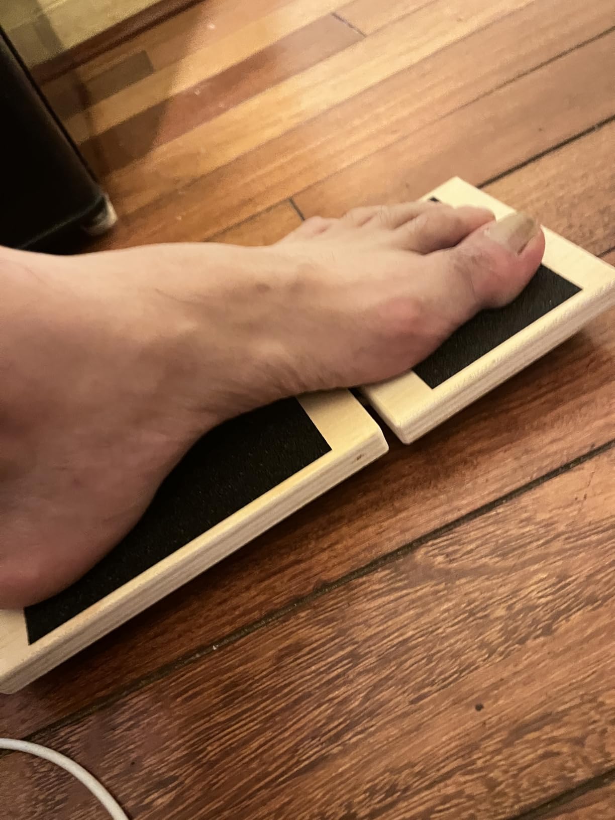 Balance Board for Ankle Strengthening & Physical Therapy - Adjustable Single Leg Board for Recovery from Sprains, Plantar Fasciitis | Stability Trainer with Video Guide and Carry Bag customer photo 1