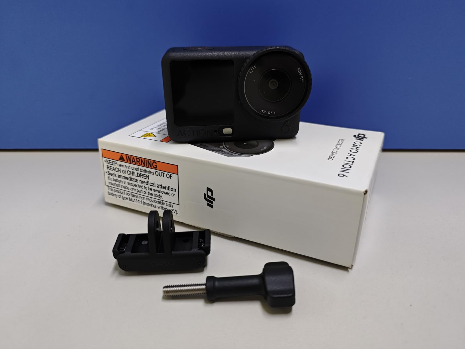 DJI Osmo Action 6 Essential Combo, Action Camera with 1/1.1