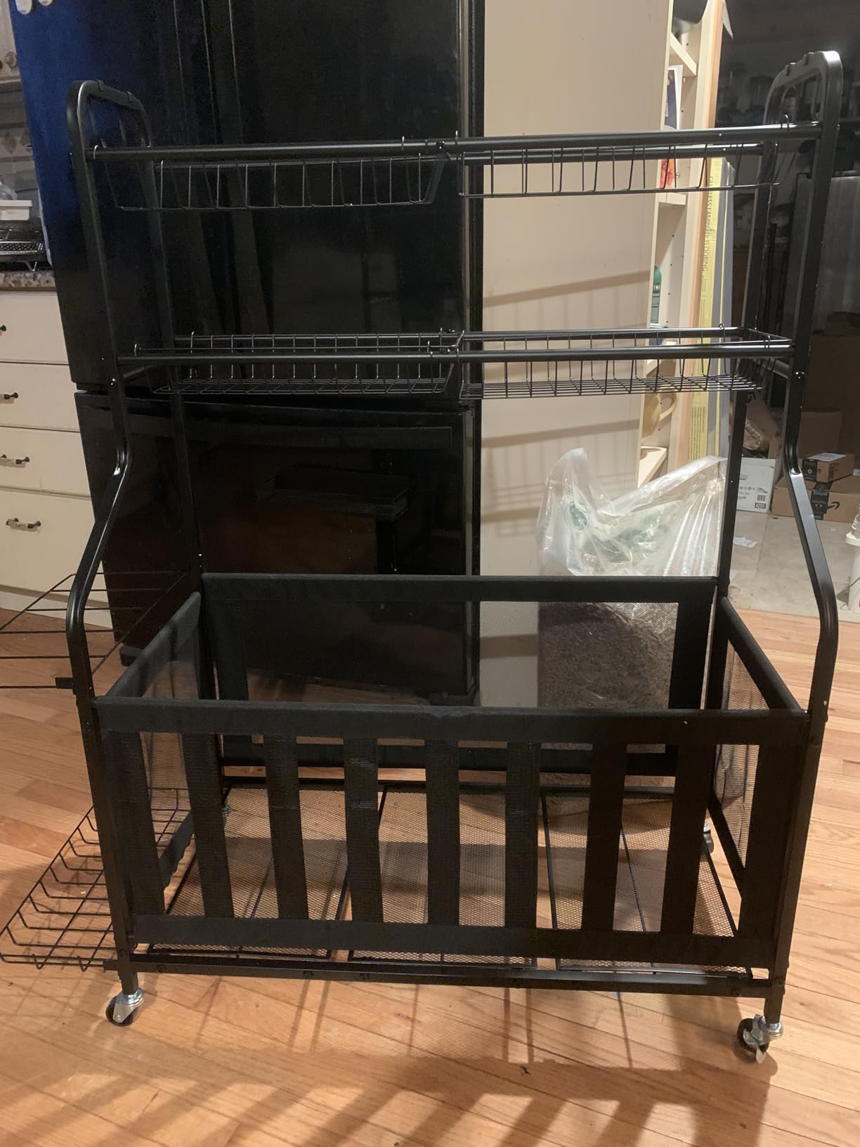 Kitsure Sports Equipment Organizer - Multi-Use Ball Storage for Toys & Sports Gear and Accessories, with Hooks and Bat Holder customer photo 1