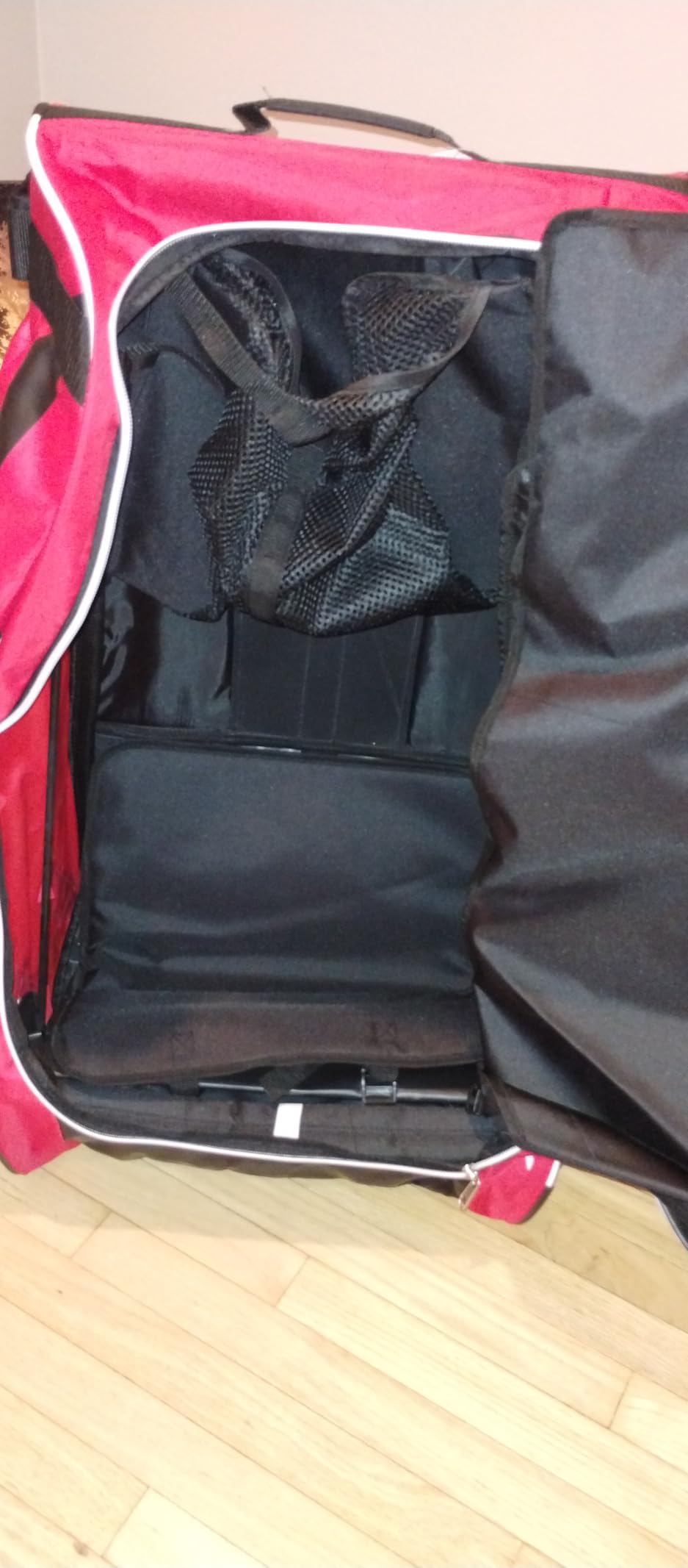 Ice Hockey Equipment Tower Bags, Hockey Bag with Wheels, Youth Rolling Duffle For Junior Players customer photo 1