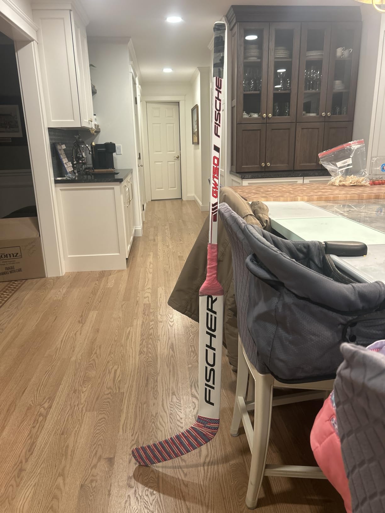 Fischer GW150 Wood-Fiberglass Hockey Goalie Stick | Intermediate | L13 Left Curve (23