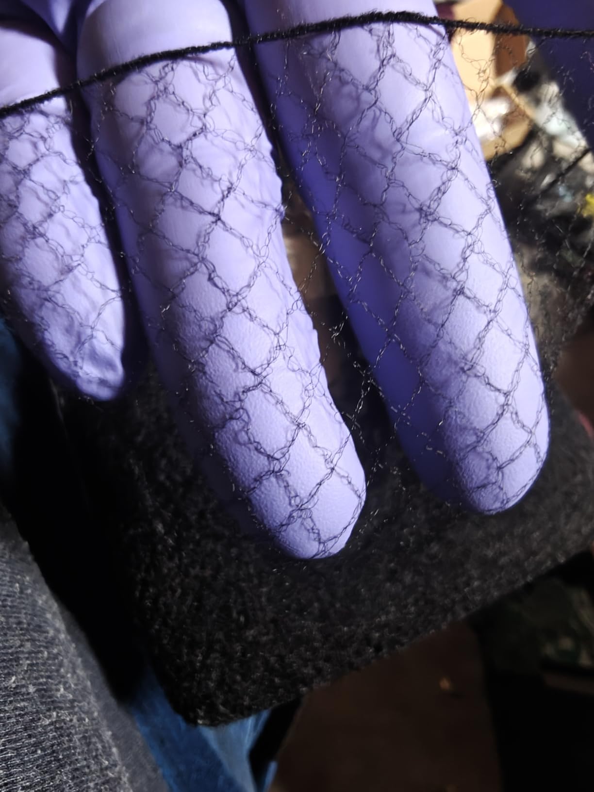 Fandamei Hair Net, 120 PCS Invisible Black Hair Nets for Food Service Workers & Women & Men, 24 Inches Extra Large Hair Net for Buns, Nylon Hairnets for Foodservice, Dancing, Ballet Bun customer photo 2