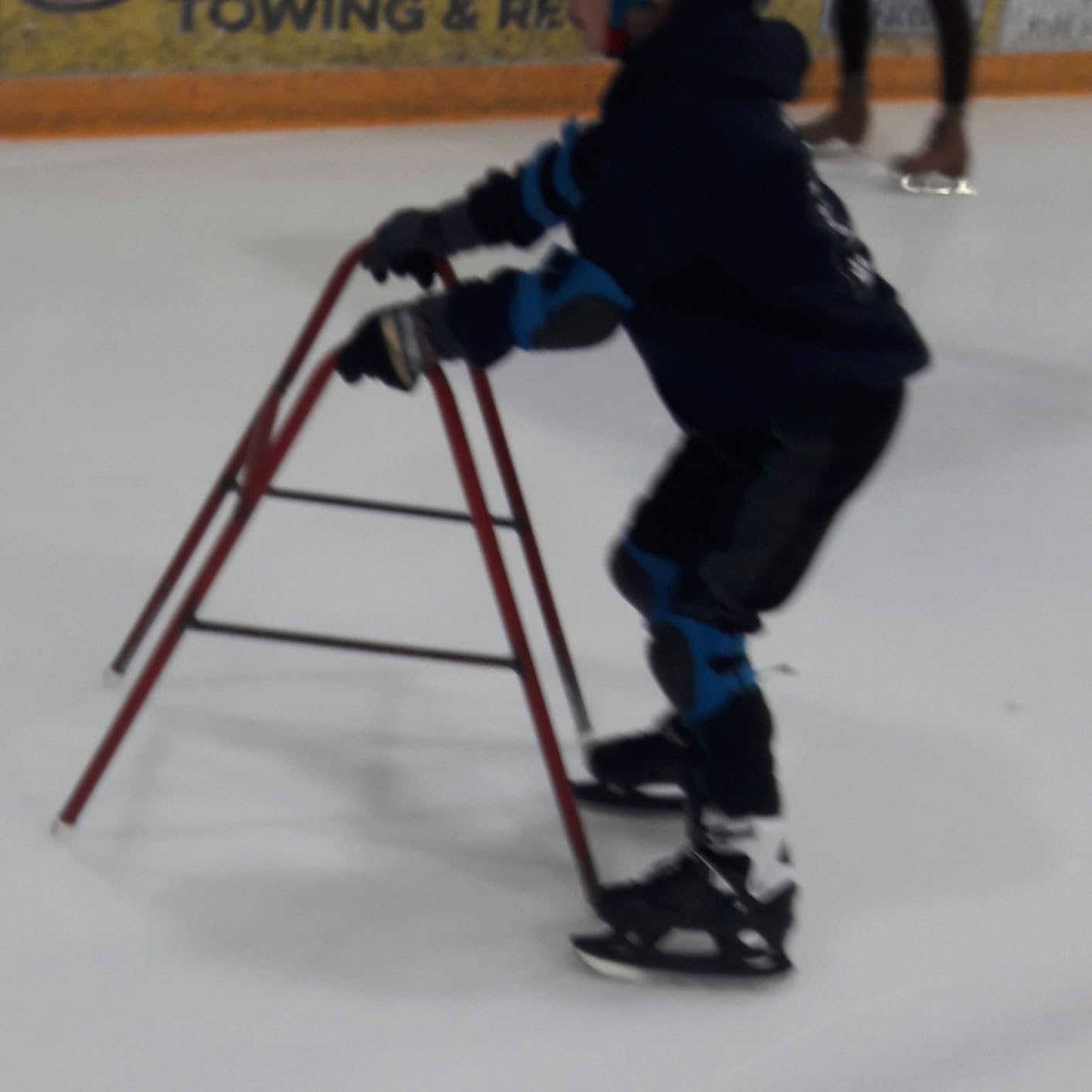 Hockey Ice Skates for Kids and Adults, Soft Boot with Pre-Sharpened Stainless Steel Blades, Reinforced Toe Cap, Light Weight Holder for Recreational Skating and Casual Hockey customer photo 2