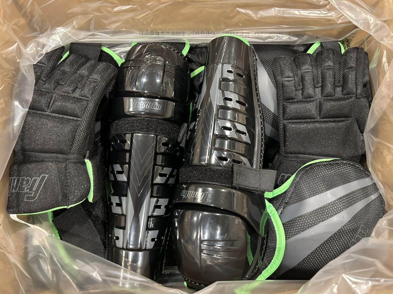 Franklin Sports Pursuit Ice Hockey Youth Pads + Gear Set - Complete Protective Equipment Set for Kids - Includes Shin Guards, Hockey Pants, Elbow Pads, Gloves + Chest Protector customer photo 3