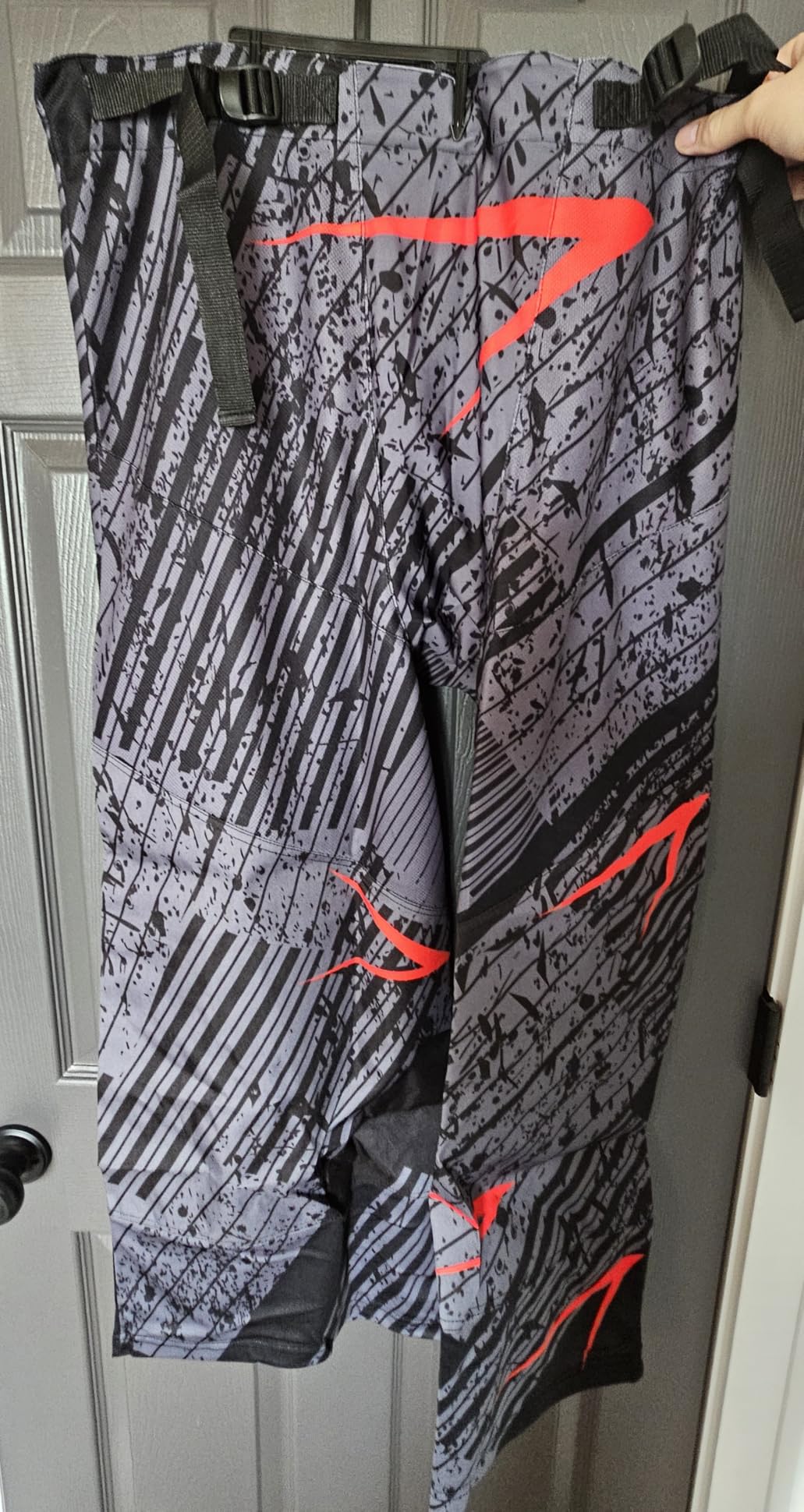 Inline Hockey Pants - Senior Adult Roller Hockey Pants with Air Mesh Ventilation & Adjustable Waist customer photo 2