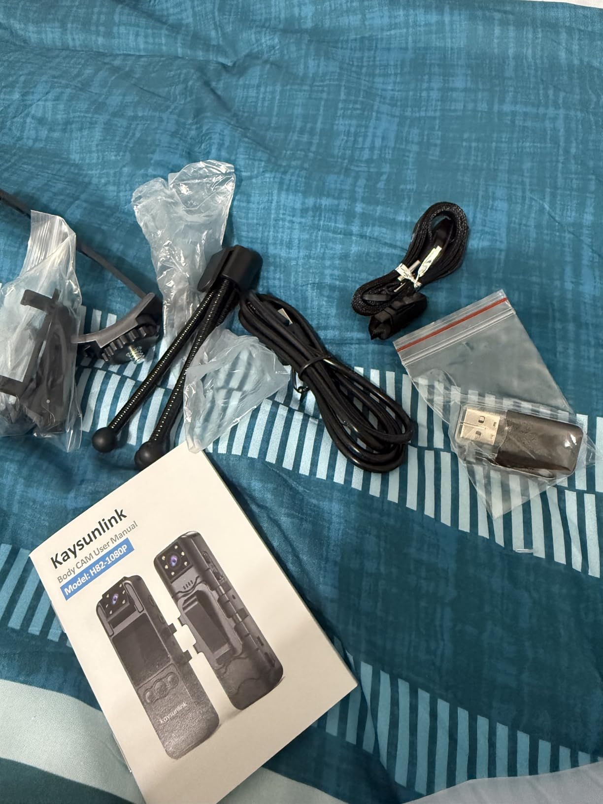 kaysunlink 4K 128GB Body Camera with 1.4