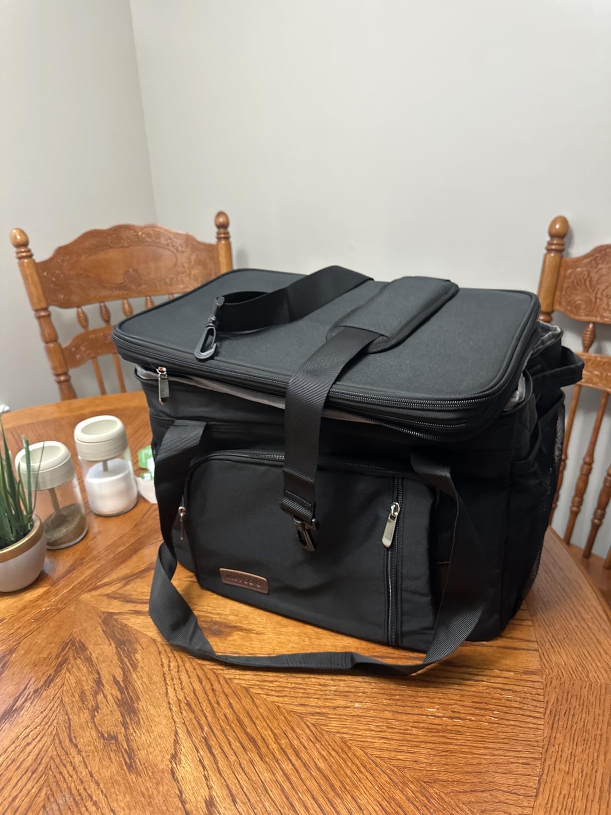 MIYCOO Cooler Bag Double Deck - 60 Can Leakproof Insulated Portable Soft Lunch Cooler, Extra Large Expandable Ice Chest Cooler for Beach, Picnic, Camping, Shopping customer photo 1