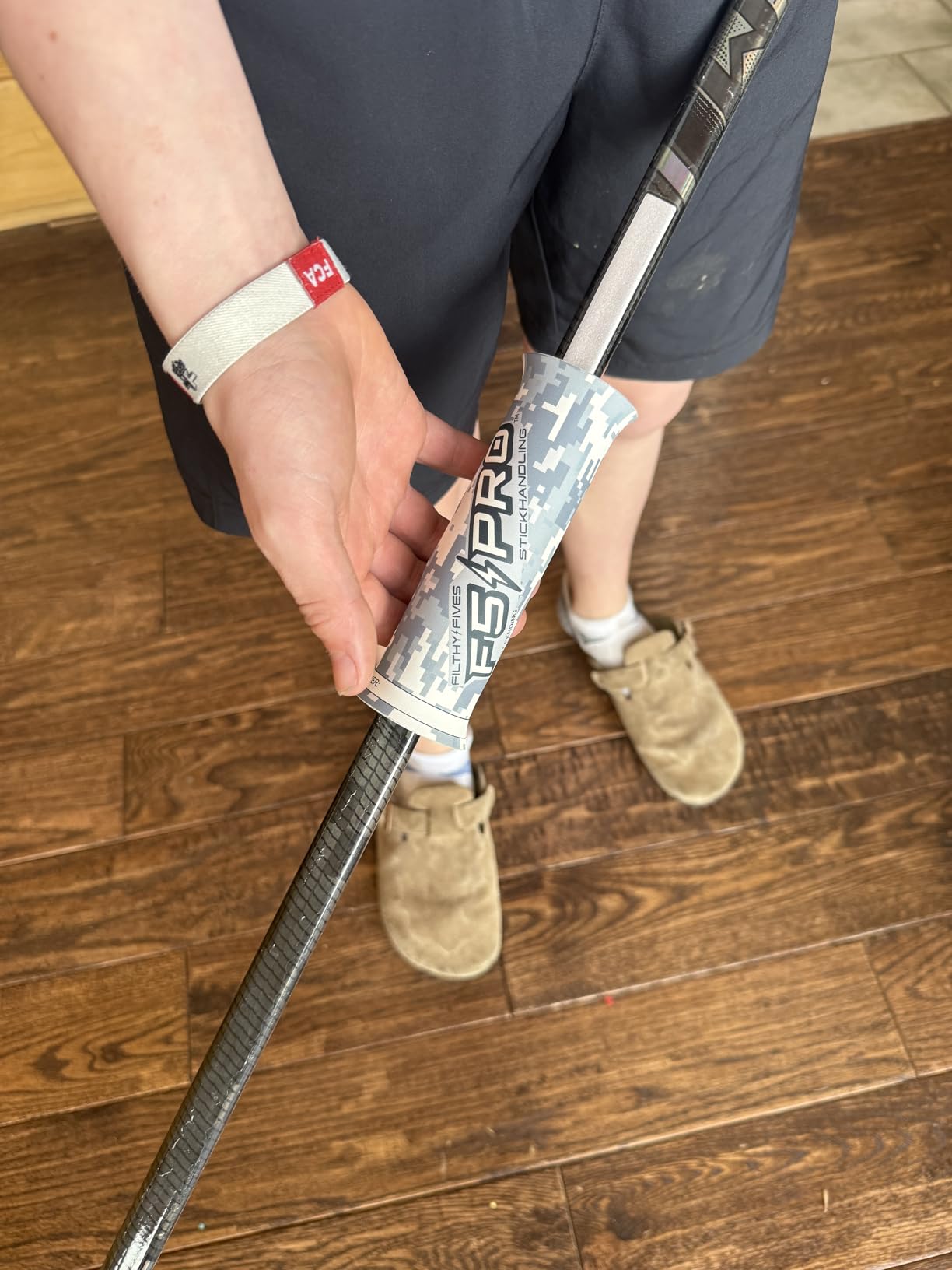 F5 Pro Hockey Stick Handling Trainer - Strengthen Top Hand for Smoother Hockey Stickhandling customer photo 2