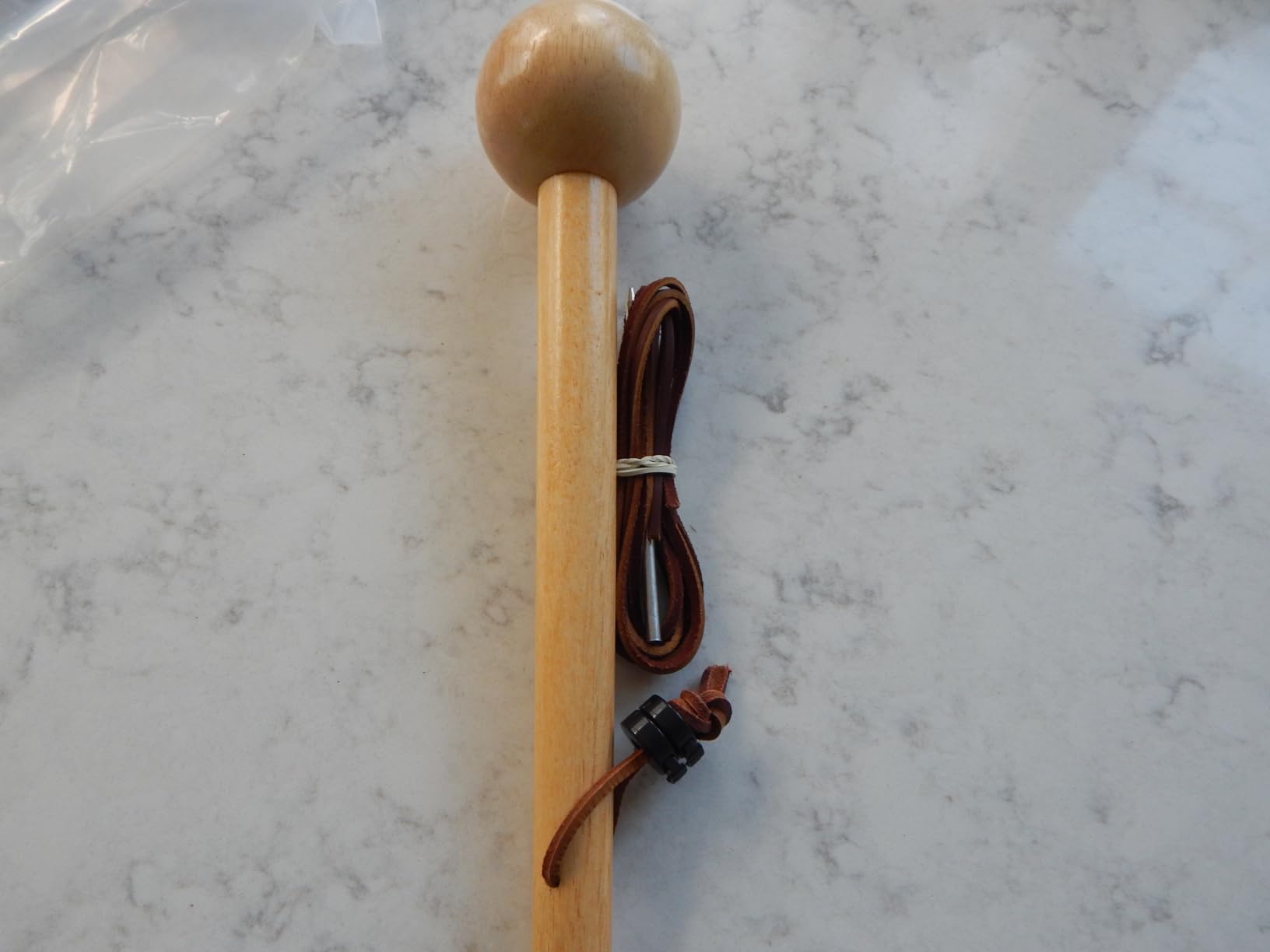 Baseball Hammer, Baseball Softball Golve Mallet, 2 Leather Lace and 1 Needle for Baseball Glove, 2Pcs Baseball Lock, Golve Mallet customer photo 1