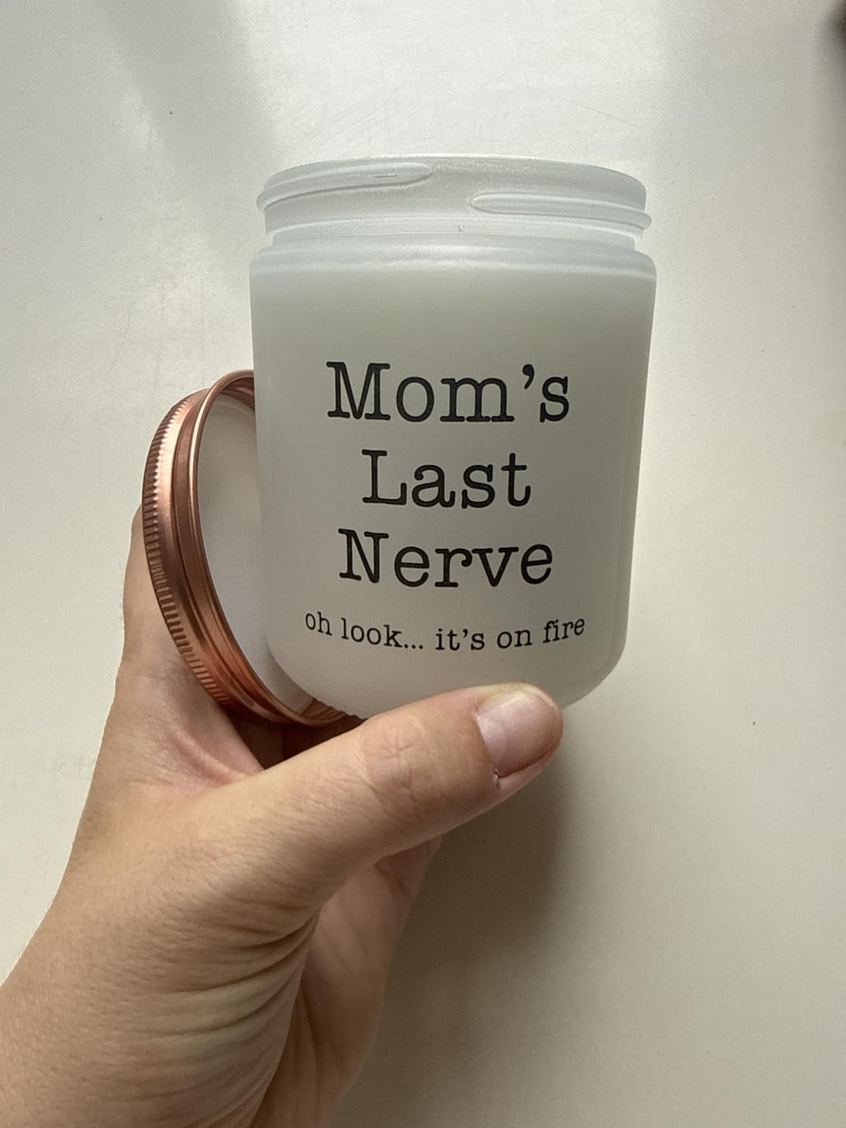 Homsolver Coach Gifts for Women & Men, Thank You, Appreciation, Christmas, Birthday Gift for Baseball Softball Volleyball Hockey Coaches,Coach's Last Nerve Scented Candle customer photo 1