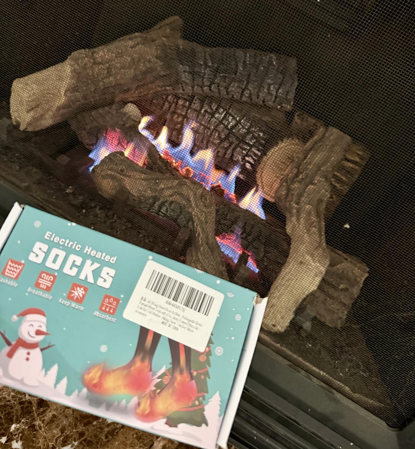 Heated Socks for Men Women Rechargeable Battery Socks Electric Heating Socks Foot Warmers for Hiking Outdoor Sports customer photo 1