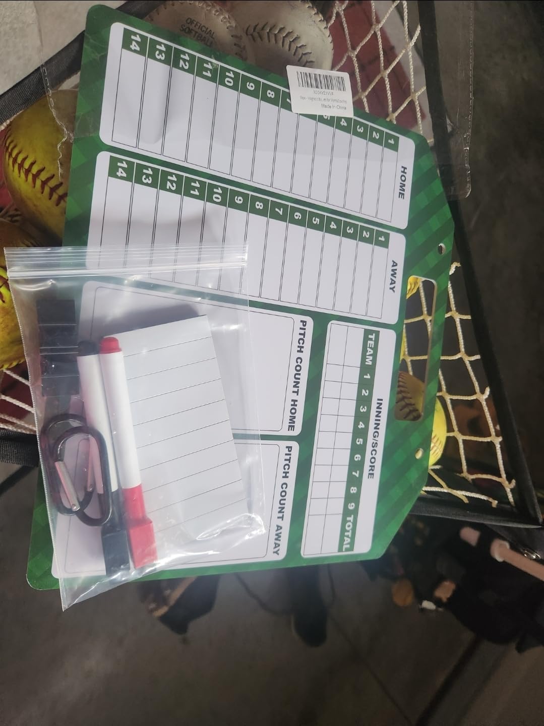Magnetic Baseball Lineup Board with 40 Sheets-Dry Erase Baseball Clipboard for Coaches,Reusable Baseball Lineup Name Cards,Essential Baseball Training Equipment&Baseball Accessories for Mom&Coaches customer photo 1
