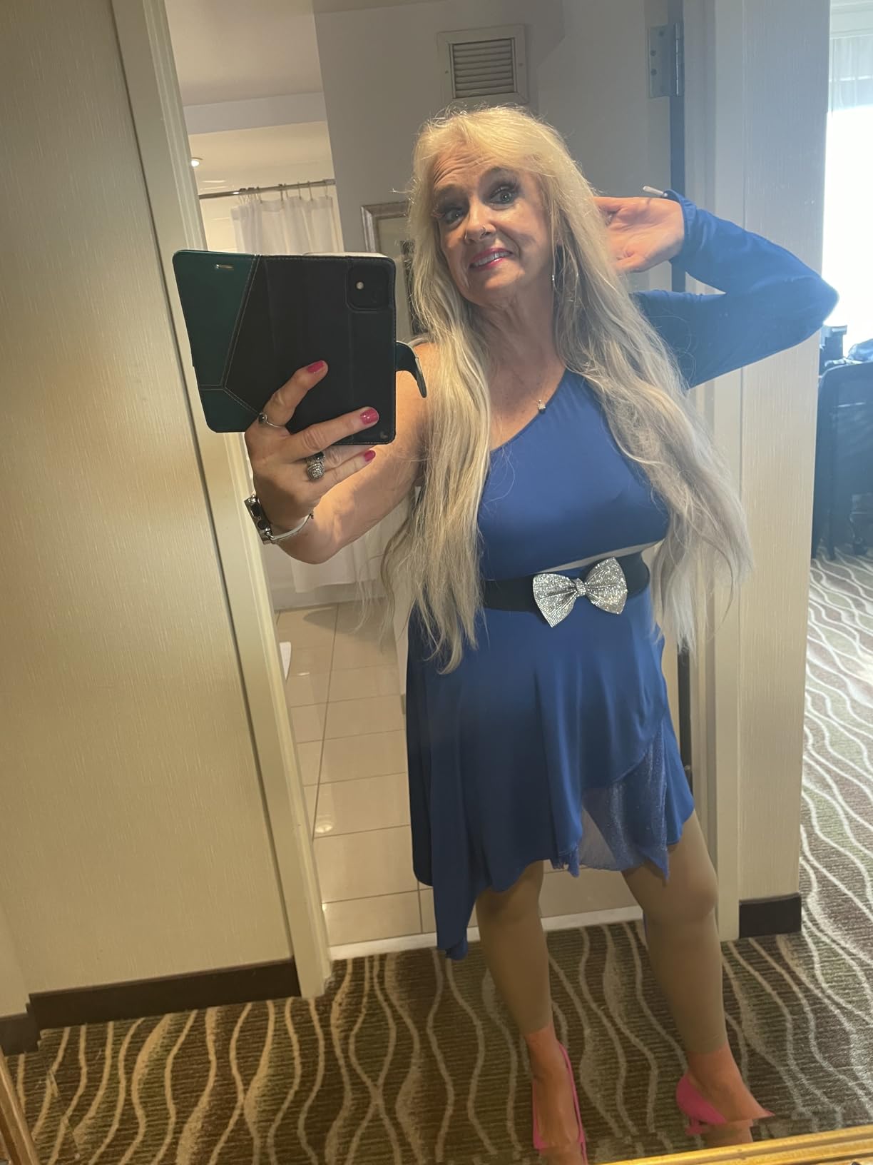 Women Elegant Lyrical Dance Dress Lace Cap Sleeve Asymmetrical Tulle Skirt Leotard Contemporary Costume XS-XL customer photo 1