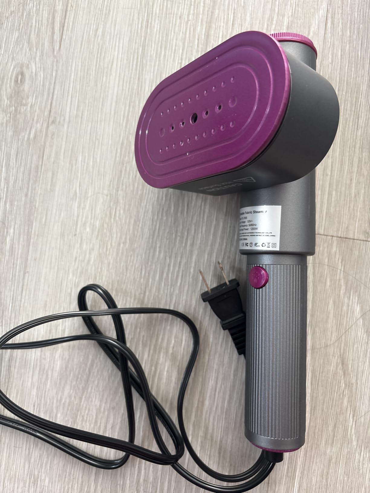 Travel Steamer for Clothes, 2-in-1 Steam Iron & Garment Steamer with Fast Heat-Up, 1200W Portable Handheld Clothes Steamer, Large Ceramic Heat Panel Quick Wrinkle Removal for Home/Travel/Hotel customer photo 1