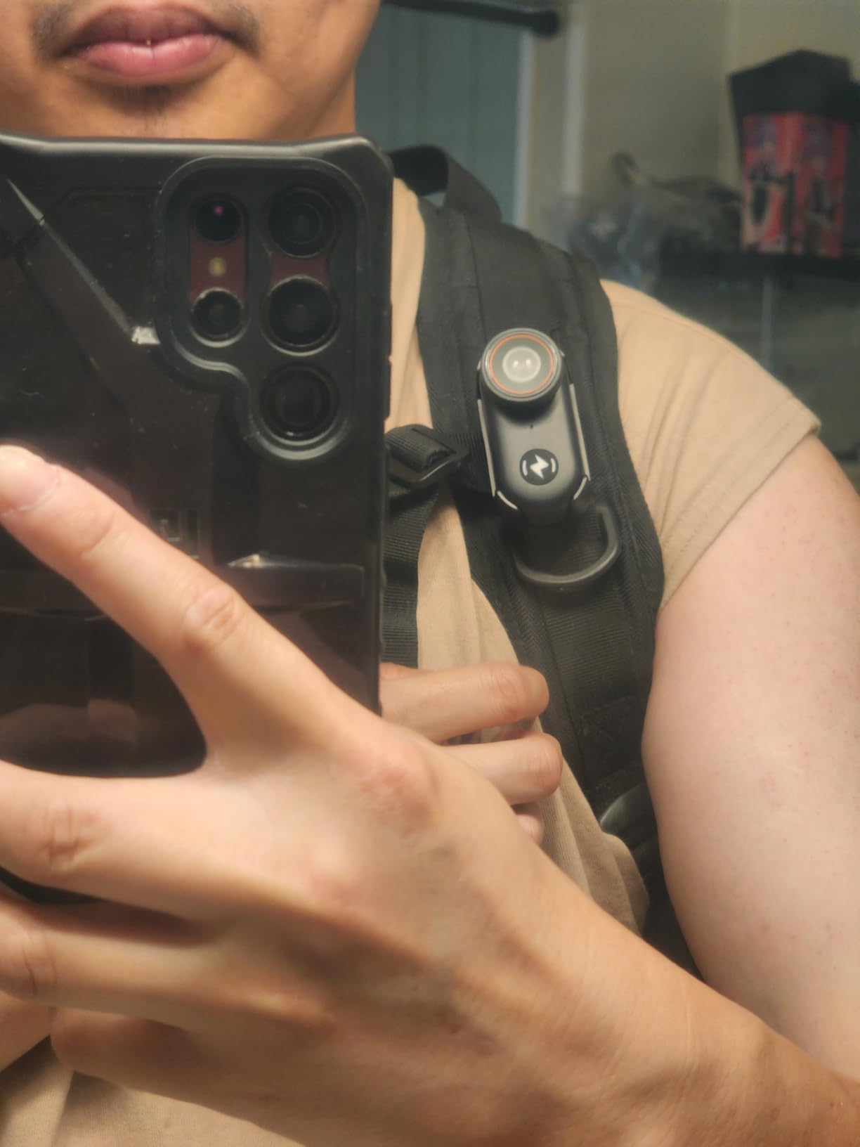 4K Mini Body Camera with 64GB Card, 1.47