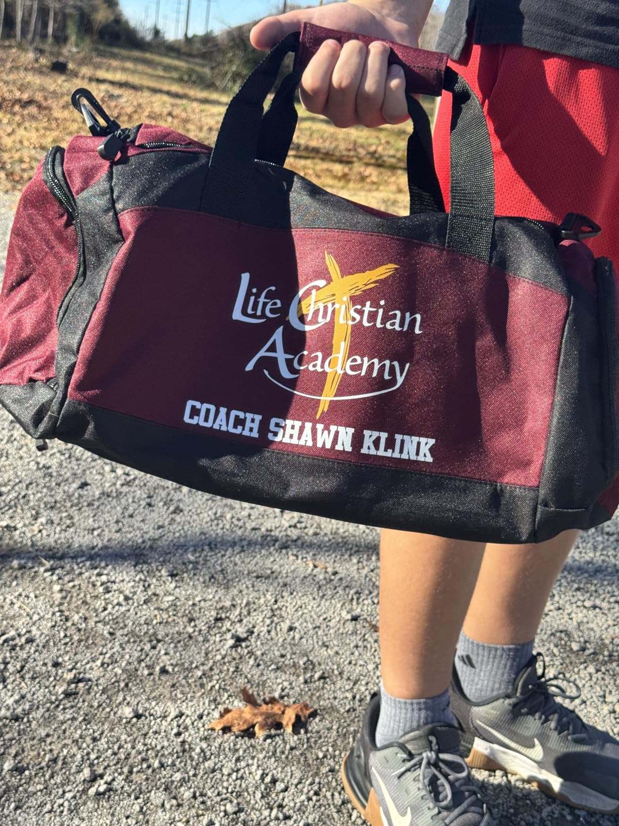 Personalized Figure Skating Duffle Bag with Name - Custom Ice Skating Team Gear Bag for Girls, Competition & Rink Practice Travel Bag customer photo 1