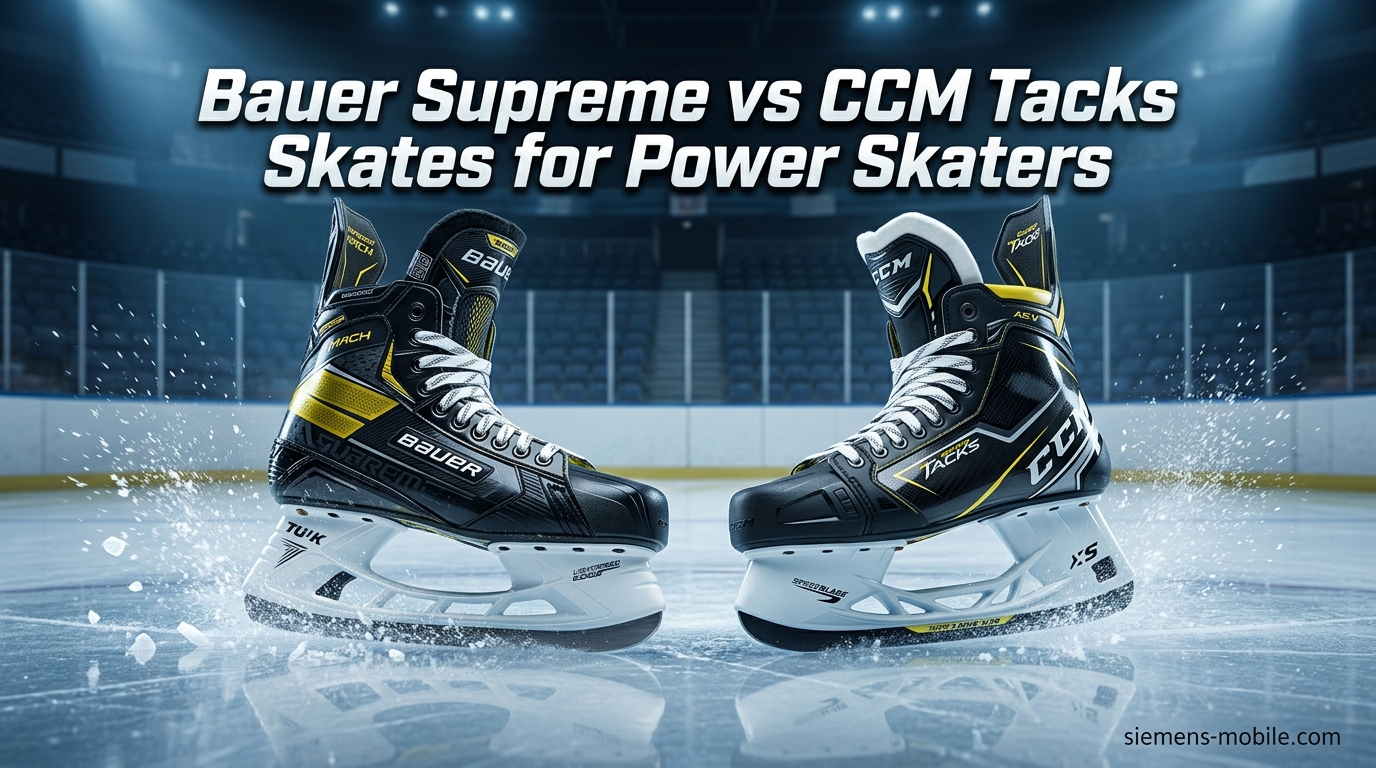 Bauer Supreme vs CCM Tacks Skates for Power Skaters