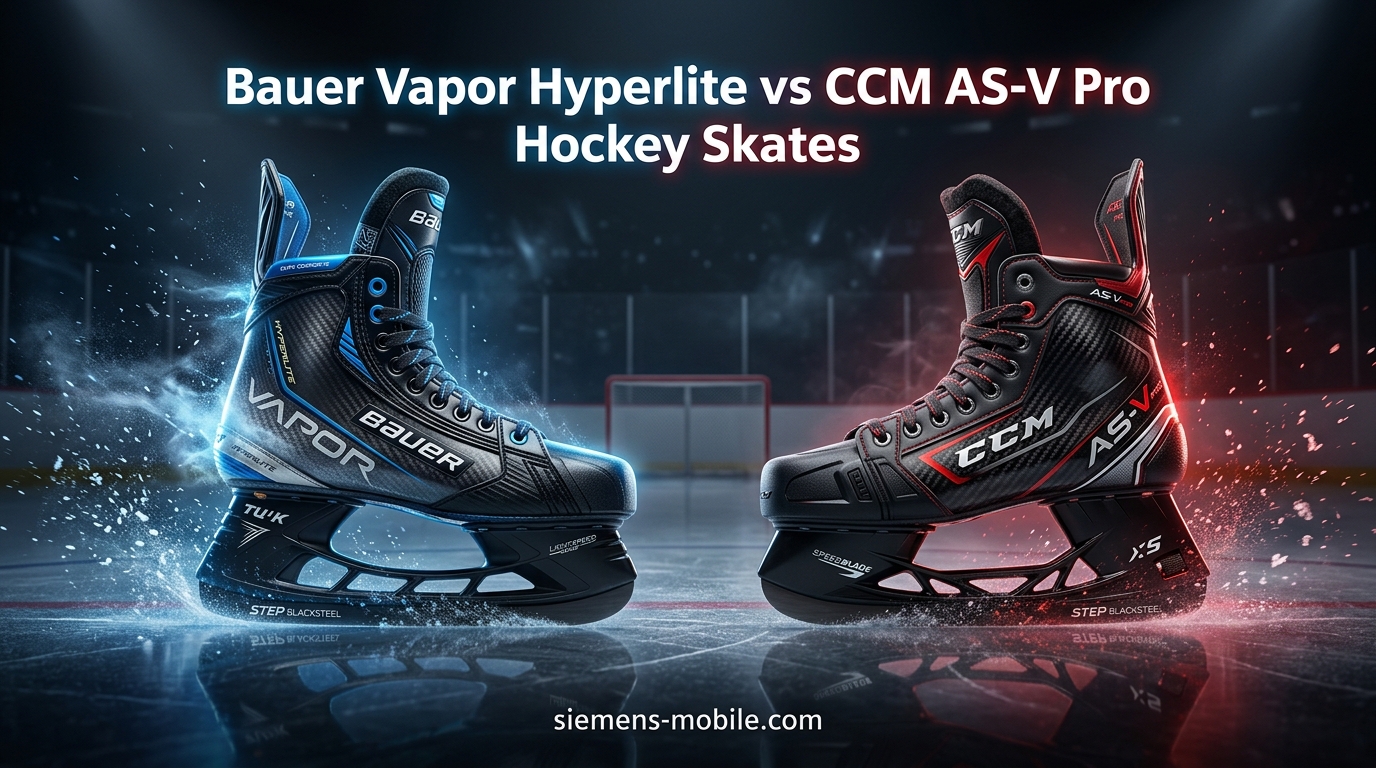 Bauer Vapor Hyperlite vs CCM AS-V Pro Hockey Skates