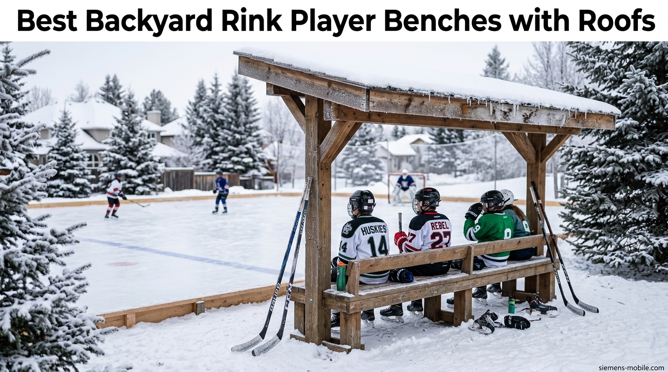Best Backyard Rink Player Benches with Roofs