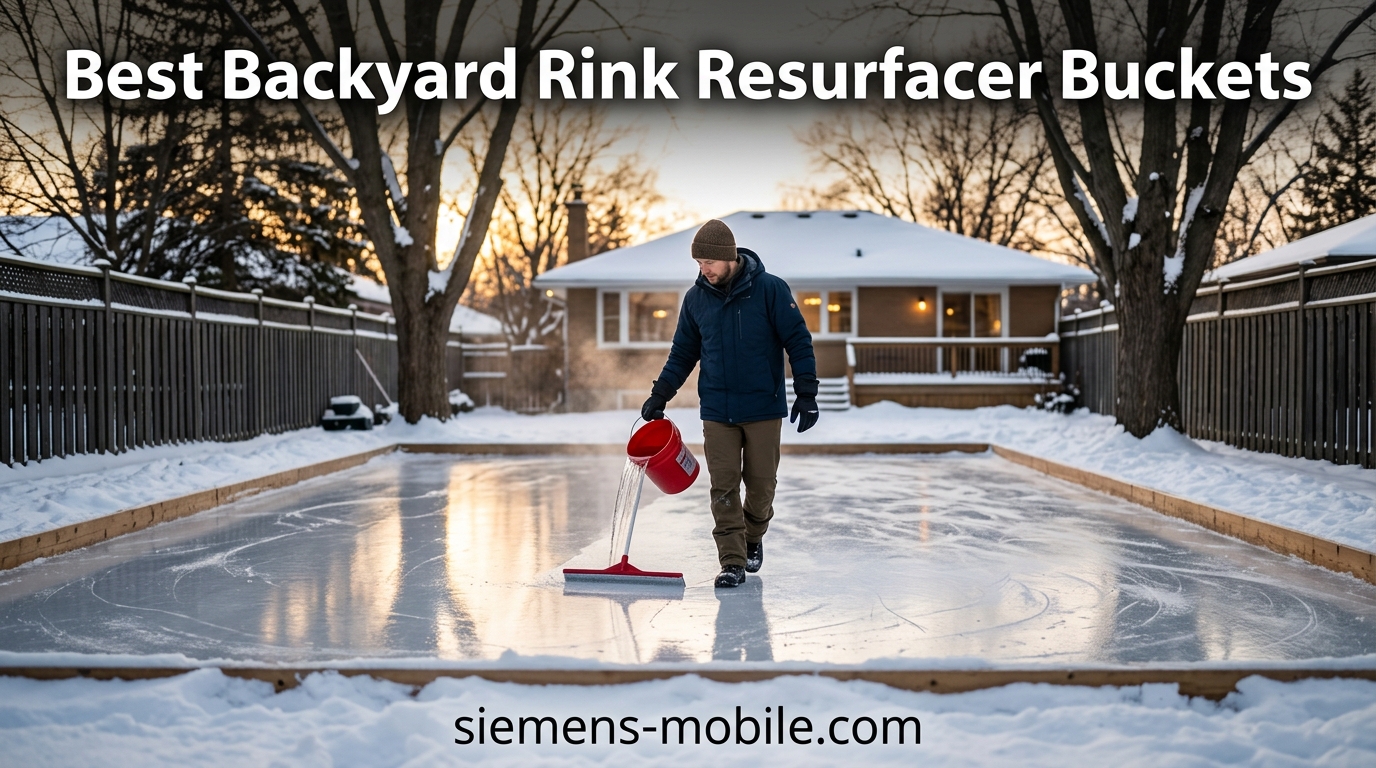 Best Backyard Rink Resurfacer Buckets