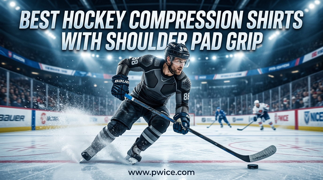 Best Hockey Compression Shirts with Shoulder Pad Grip