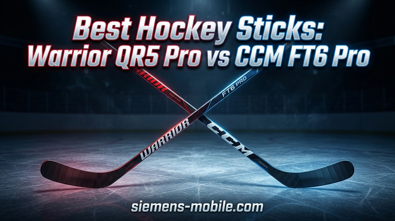 Best Hockey Sticks Warrior QR5 Pro vs CCM FT6 Pro